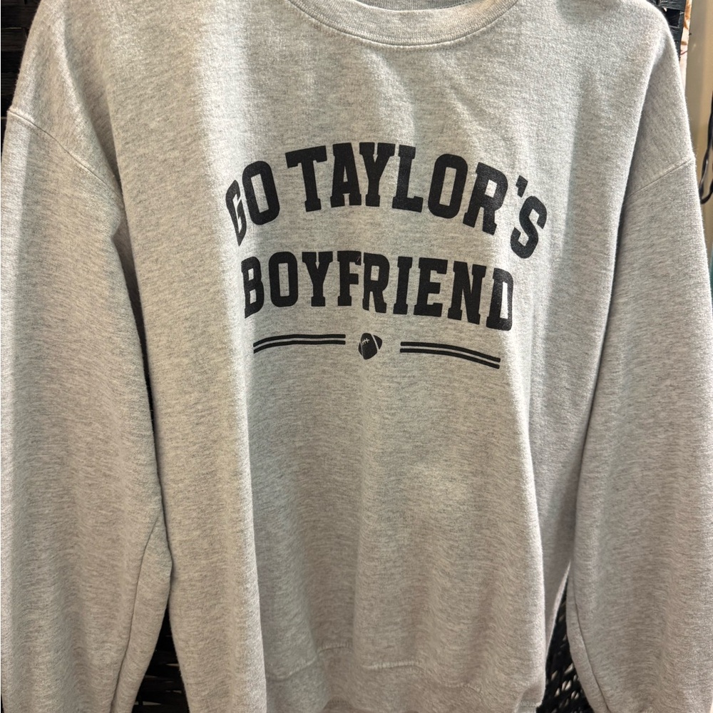 Taylor Swift Gray Graphic Sweatshirt